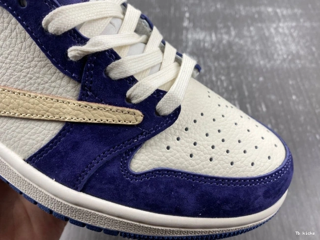 Rep TBK 1 TRAVIS JORDAN AIR DM7866-808 CUSTOM SCOTT X 0803